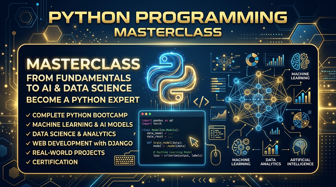 Python Programming Masterclass
